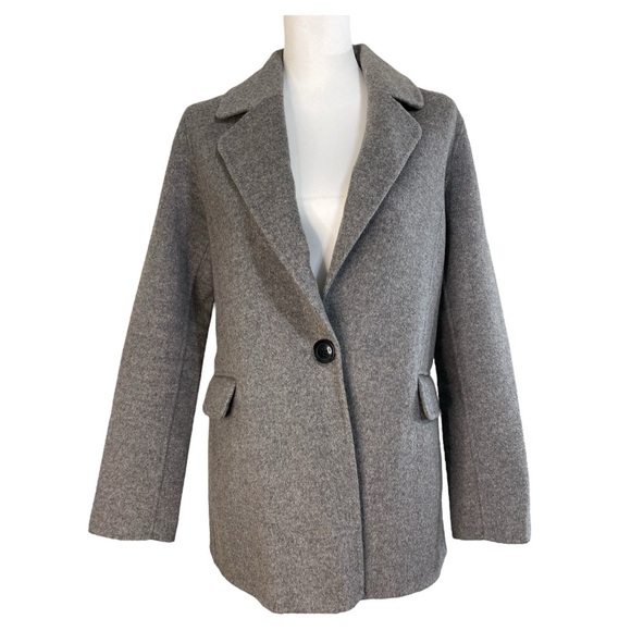 Badgley Mischka Wool Blend Blazer/Jacket Size S Traditional Minimalist Designer - Picture 2 of 13